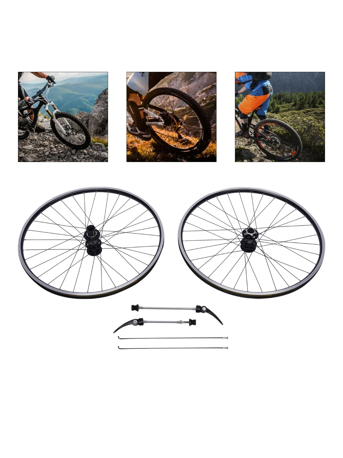 27.5 Inch Aluminum Alloy Dual Six-Hole Disc Brakes MTB Wheelset Quick Release Front and Rear Bike Wheels Bicycle Wheels
27.5 Inch Aluminum Alloy Dual Six-Hole Disc Brakes MTB Wheelset Quick Release Front and Rear Bike Wheels Bicycle Wheels