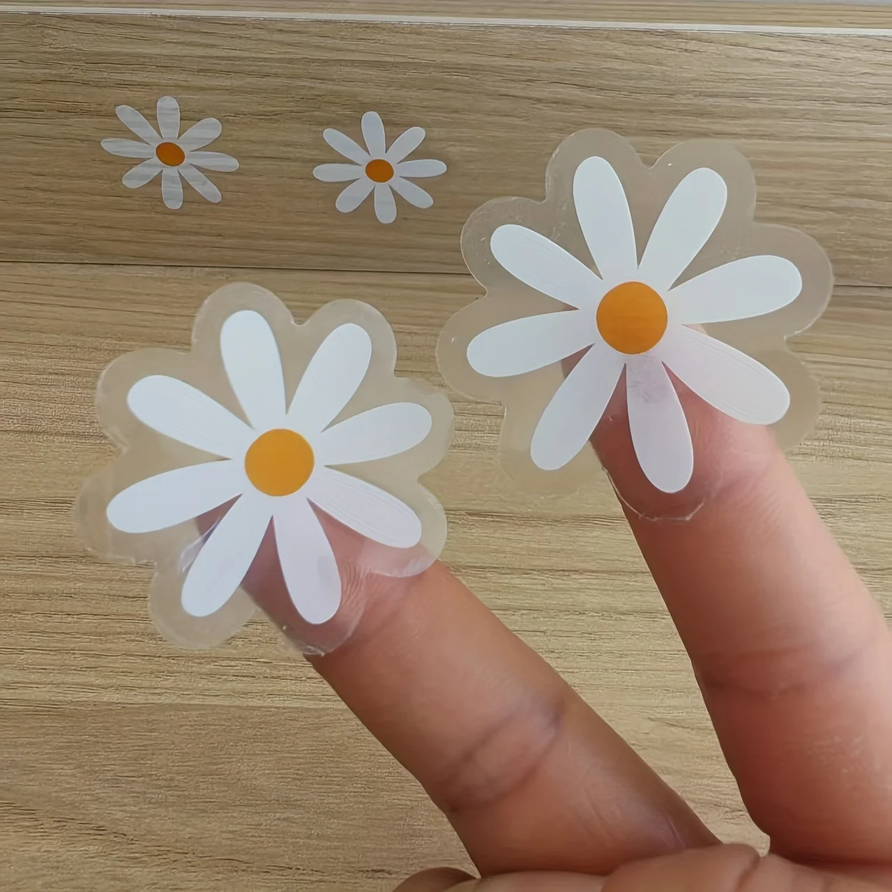 10 sheets Cute Daisy Stickers Self-Adhesive Transparent Glitter - Irregular Flower Decals Suitable for Phone Case, Laptop
10 sheets Cute Daisy Stickers Self-Adhesive Transparent Glitter - Irregular Flower Decals Suitable for Phone Case, Laptop