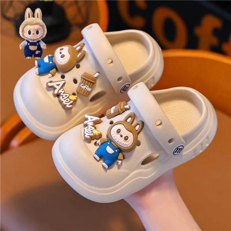Summer Child Labubu Sandals Slippers Smoothing New Cartoon Cute Anti-Slip Indoor and Outdoor Soft Bottom Slippers Comfortable
Summer Child Labubu Sandals Slippers Smoothing New Cartoon Cute Anti-Slip Indoor and Outdoor Soft Bottom Slippers Comfortable