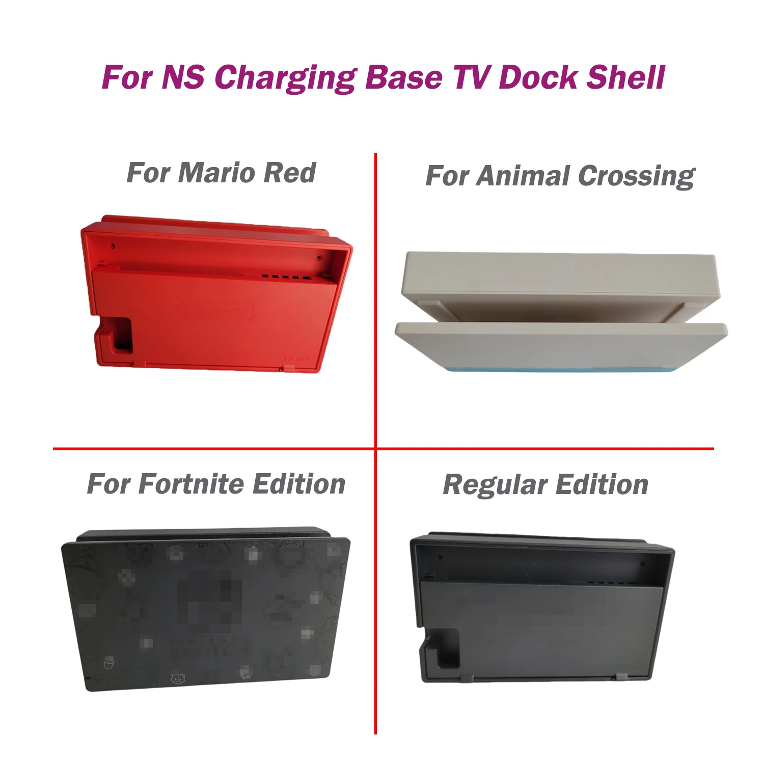 Replacement Housing Shell Case for Switch Console TV Dock Docking Station Plastic Lid Cover Skin TV Dock Station Shell
Replacement Housing Shell Case for Switch Console TV Dock Docking Station Plastic Lid Cover Skin TV Dock Station Shell