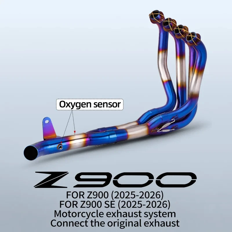Motorcycle Stainless Steel Front Section Exhaust Pipe Dual Oxygen Port Direct OEM Fit for Z900 Z900SE 2025-2026
Motorcycle Stainless Steel Front Section Exhaust Pipe Dual Oxygen Port Direct OEM Fit for Z900 Z900SE 2025-2026