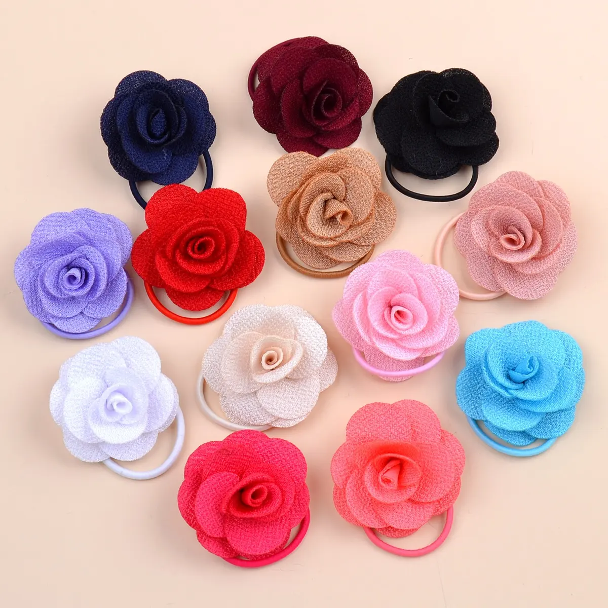 13pcs/set Elegant Satin Rose Flower Elastic Hair Bands for Women Girls Sweet Ponytail Holder Hair Ties Hair Rope Rubber Band
13pcs/set Elegant Satin Rose Flower Elastic Hair Bands for Women Girls Sweet Ponytail Holder Hair Ties Hair Rope Rubber Band