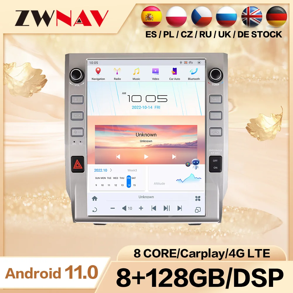 Carplay HD Tesa-экран Android Автомобильный GPS-мультимедийный плеер для Toyota Tundra 2014 2015 2016 2017 2018 2019 Радио Стерео головное устройство
Carplay HD Tesa-экран Android Автомобильный GPS-мультимедийный плеер для Toyota Tundra 2014 2015 2016 2017 2018 2019 Радио Стерео головное устройство