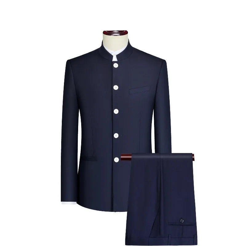 Large size 4XL new Chinese Mao suit men's spring and autumn stand-up collar jacket pants set versatile solid color national
Large size 4XL new Chinese Mao suit men's spring and autumn stand-up collar jacket pants set versatile solid color national