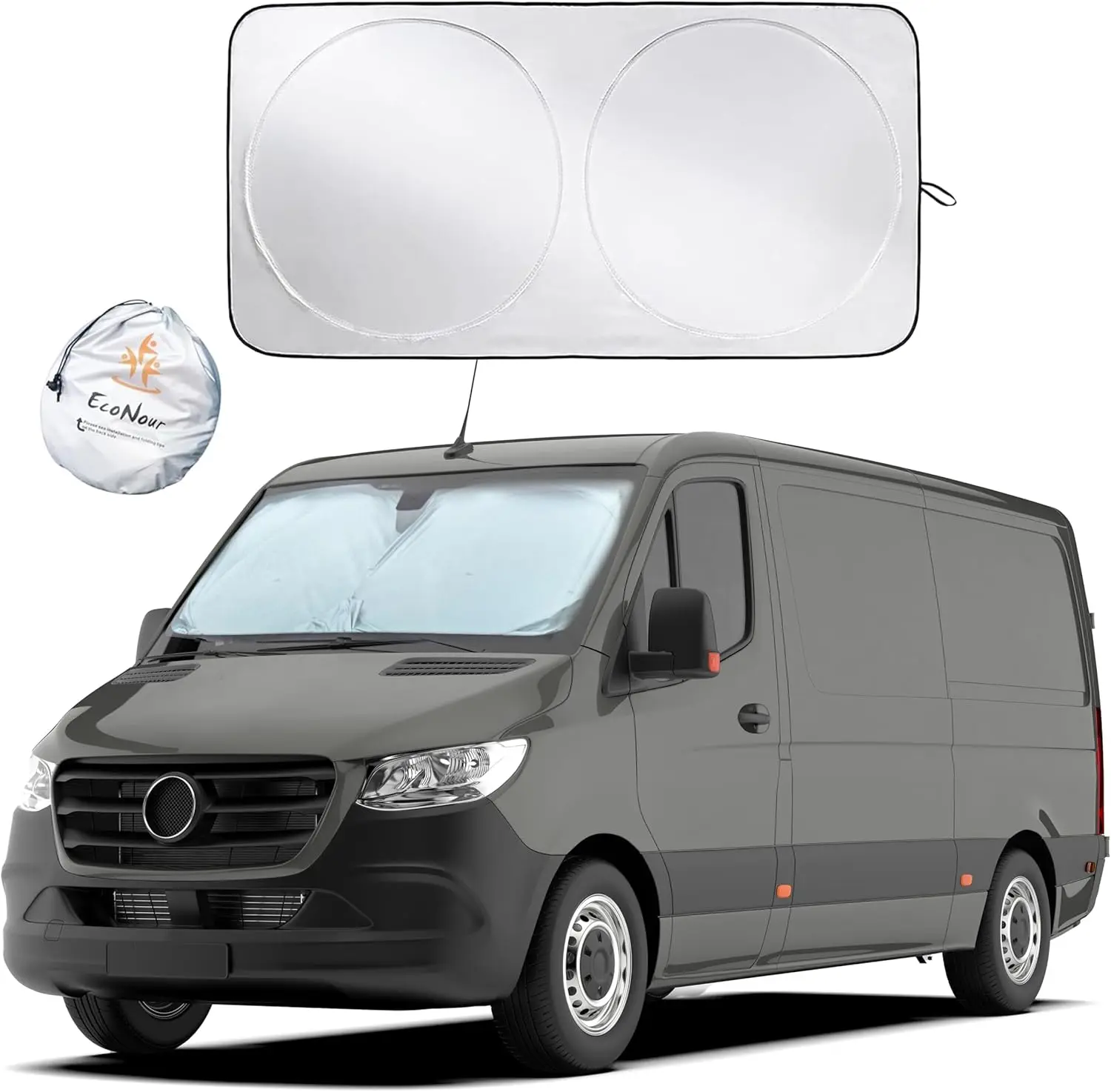 Foldable Sunshade for Car Windshield - Dashboard Shield, XXXX-Large (75x37 inches)
Foldable Sunshade for Car Windshield - Dashboard Shield, XXXX-Large (75x37 inches)