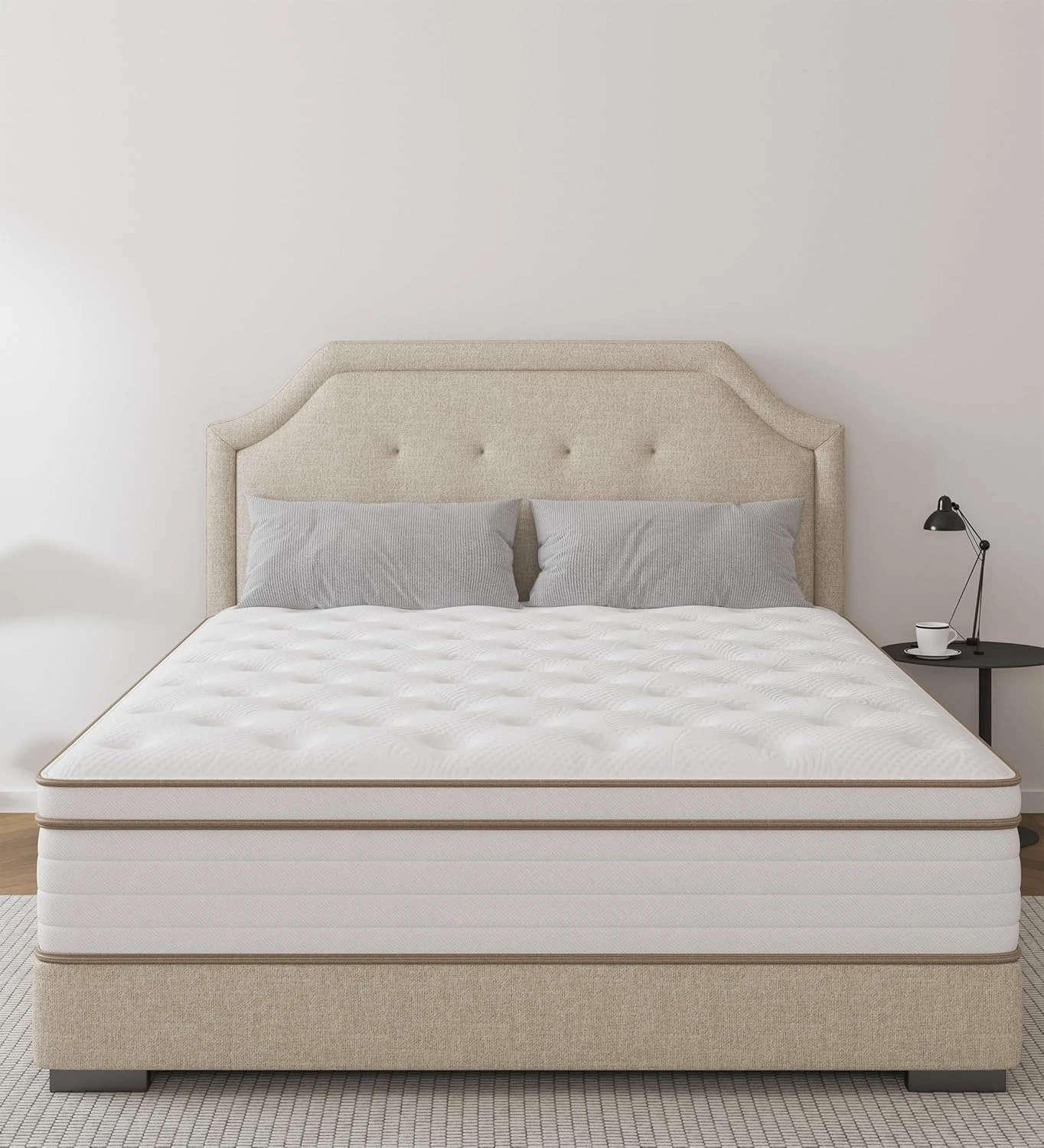 Mattress, 10 Inch Breathable Comfortable Memory Foam Hybrid Mattresses w/Individual Pocket Spring for Sleep Supportive
Mattress, 10 Inch Breathable Comfortable Memory Foam Hybrid Mattresses w/Individual Pocket Spring for Sleep Supportive