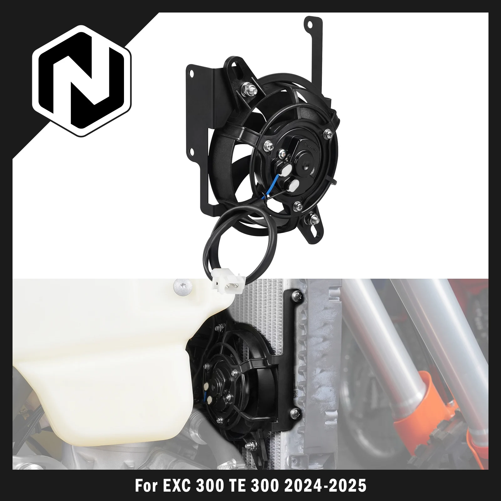 NICECNC For Husqvarna 2024 2025 TE 300 TE 250 FE 250 FE 350 FE 450 501 12V Electric Radiator Cooling Fan Bracket TX300 2023-2025
NICECNC For Husqvarna 2024 2025 TE 300 TE 250 FE 250 FE 350 FE 450 501 12V Electric Radiator Cooling Fan Bracket TX300 2023-2025