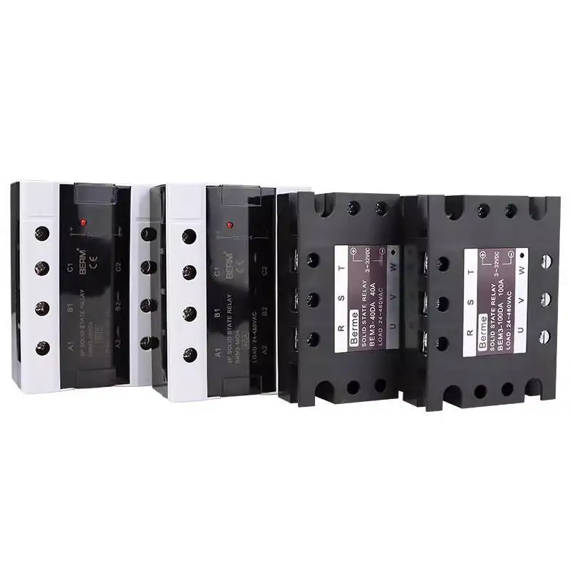 Three-Phase Solid State Relay DC Control AC 380V BEM3-40DA 25DA 60DA 100DA 10DA 25DA 40DA 80DA
Three-Phase Solid State Relay DC Control AC 380V BEM3-40DA 25DA 60DA 100DA 10DA 25DA 40DA 80DA