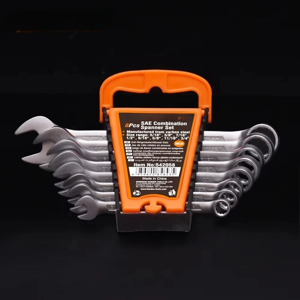 8 Pcs Spanner Set Combination Spanner Wrench Hand Tool Set for Car Repair
8 Pcs Spanner Set Combination Spanner Wrench Hand Tool Set for Car Repair