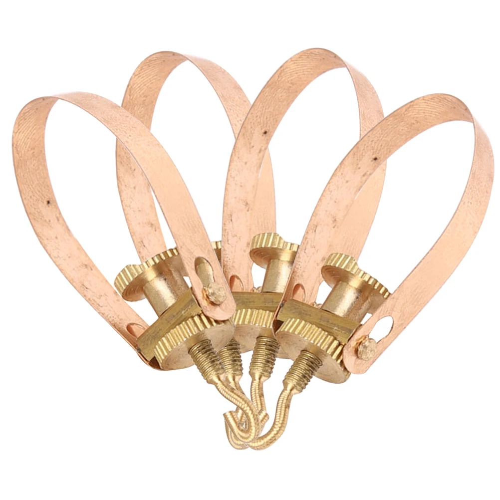 4pcs Erhu Copper Thousand Jin Accessories Golden Fine Tuners Durable Metal Easy Adjust Convenient Practical String Fixing Sound
4pcs Erhu Copper Thousand Jin Accessories Golden Fine Tuners Durable Metal Easy Adjust Convenient Practical String Fixing Sound