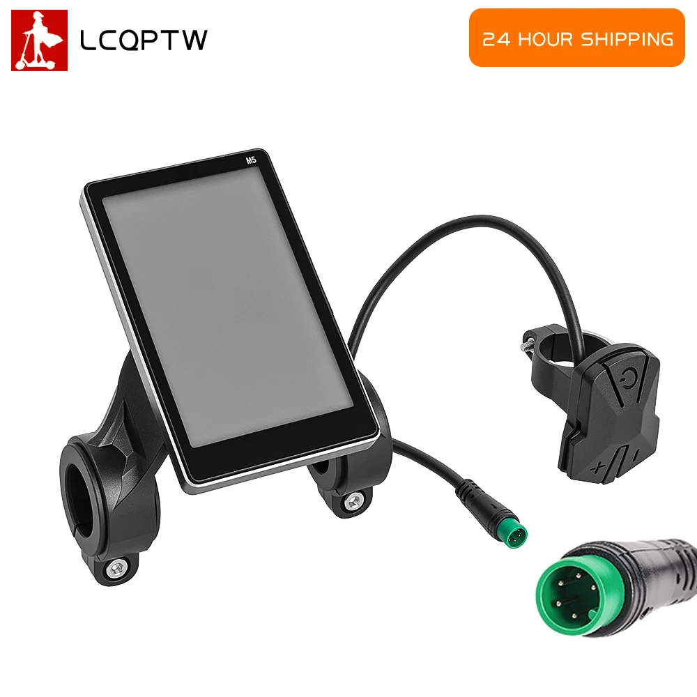 5 Pin Led Display M5 Electric Bicycle Electric Scooter LCD Panel With USB UART For Electric Bike Waterproof Lcd Panel Screen
5 Pin Led Display M5 Electric Bicycle Electric Scooter LCD Panel With USB UART For Electric Bike Waterproof Lcd Panel Screen