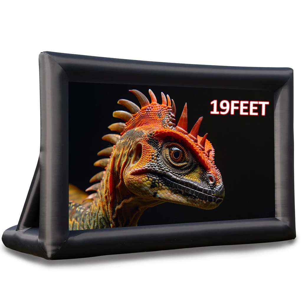 19 Feet Inflatable Projector Screen Outdoor Inflatable Movie Screen with Air Blower Storage Bag, Easy Set Up Blow Up Screen for
19 Feet Inflatable Projector Screen Outdoor Inflatable Movie Screen with Air Blower Storage Bag, Easy Set Up Blow Up Screen for