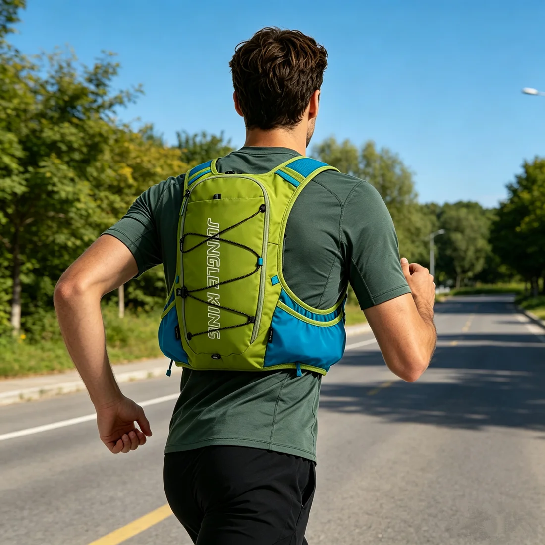 JUNGLE KING Outdoor Trail Running 15L Ultralight Backpack Hydration Jogging Vest Men's Breathable Marathon Bicycle Fitness Bag
JUNGLE KING Outdoor Trail Running 15L Ultralight Backpack Hydration Jogging Vest Men's Breathable Marathon Bicycle Fitness Bag