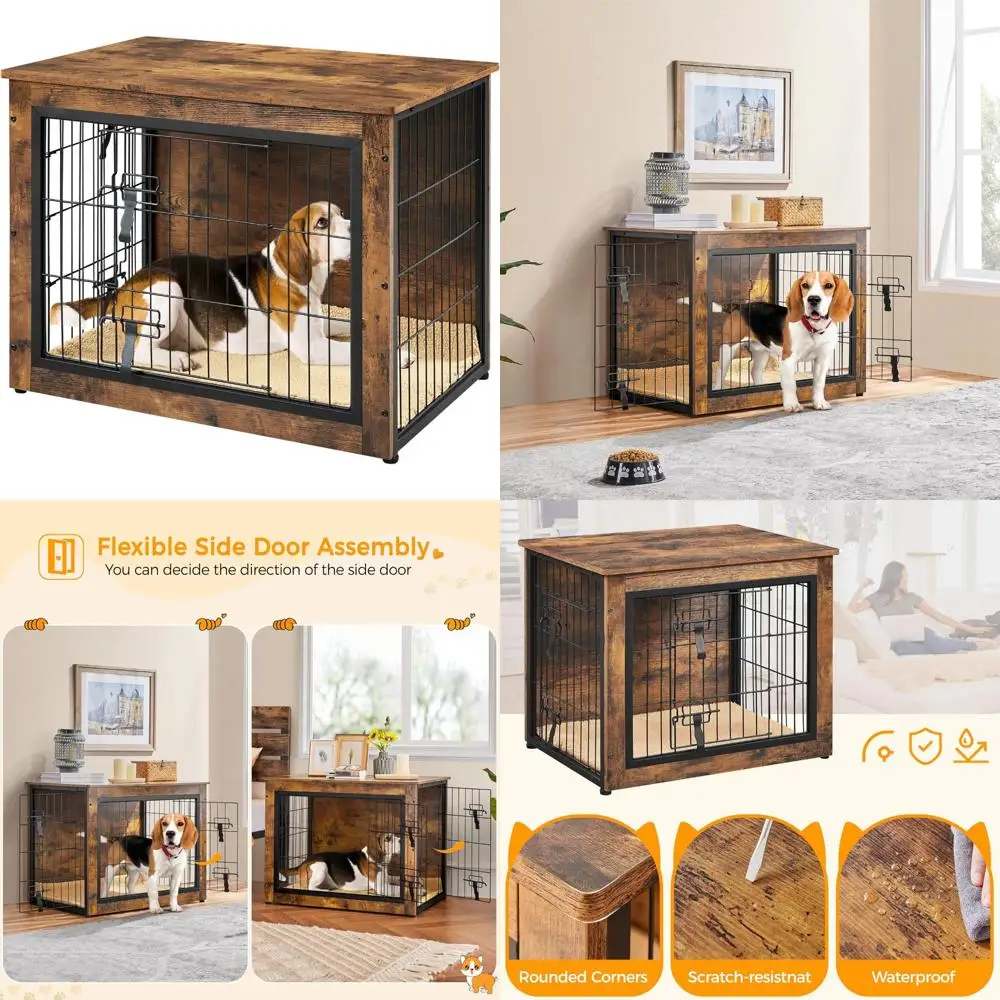 Yaheetech 32-дюймовый ящик для собак, мебель с подушкой, деревянный ящик для собак с двойными дверцами/регулируемые ножки, боковой столик для малого/среднего размера
Yaheetech 32-дюймовый ящик для собак, мебель с подушкой, деревянный ящик для собак с двойными дверцами/регулируемые ножки, боковой столик для малого/среднего размера