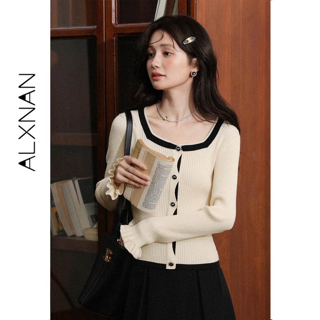 ALXNAN Plus Size Pullovers Women Trend 2026 Fashion Contrast Color Sweater Casual Elegant Long Sleeve Pullover Ladies D12353
ALXNAN Plus Size Pullovers Women Trend 2026 Fashion Contrast Color Sweater Casual Elegant Long Sleeve Pullover Ladies D12353