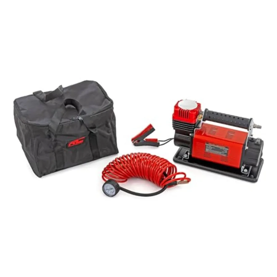 Портативный воздушный компрессор для автомобилей 12В 150PSI 5.65 CFM, красный, высокопроизводительный, с кейсом для переноски
Портативный воздушный компрессор для автомобилей 12В 150PSI 5.65 CFM, красный, высокопроизводительный, с кейсом для переноски