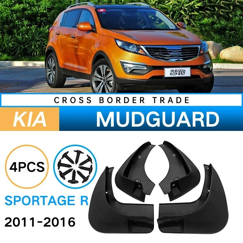 4PCS Front Rear Wheel Mudguards For Kia Sportage R 2011-2016 Sedan Touring Splash Guards Fender Mud Flaps Car Accessories
4PCS Front Rear Wheel Mudguards For Kia Sportage R 2011-2016 Sedan Touring Splash Guards Fender Mud Flaps Car Accessories