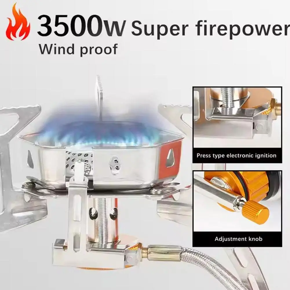 Gas Stove Portable Burner Strong Fire Heater For Camping Hiking Mountaineering Fishing Equipment
Gas Stove Portable Burner Strong Fire Heater For Camping Hiking Mountaineering Fishing Equipment