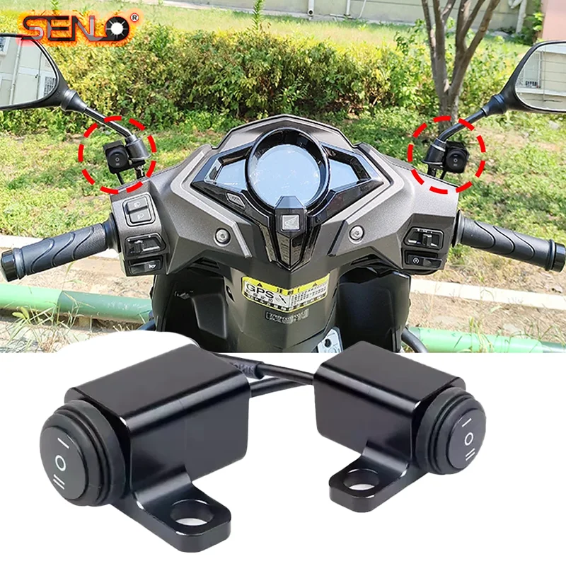 Motorbike Aluminum Alloy Rearview Mirror Seat Headlight Spot light Double Flashing Steering Multi-Function Switch
Motorbike Aluminum Alloy Rearview Mirror Seat Headlight Spot light Double Flashing Steering Multi-Function Switch