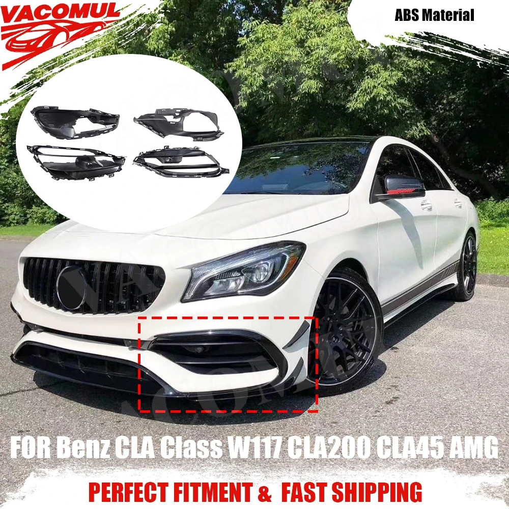 VACOMUL глянцевая черная передняя противотуманная фара, накладка на вентиляционное отверстие, рамка для Benz CLA Class W117 CLA200 CLA220 CLA45 AMG 2016-2018
VACOMUL глянцевая черная передняя противотуманная фара, накладка на вентиляционное отверстие, рамка для Benz CLA Class W117 CLA200 CLA220 CLA45 AMG 2016-2018