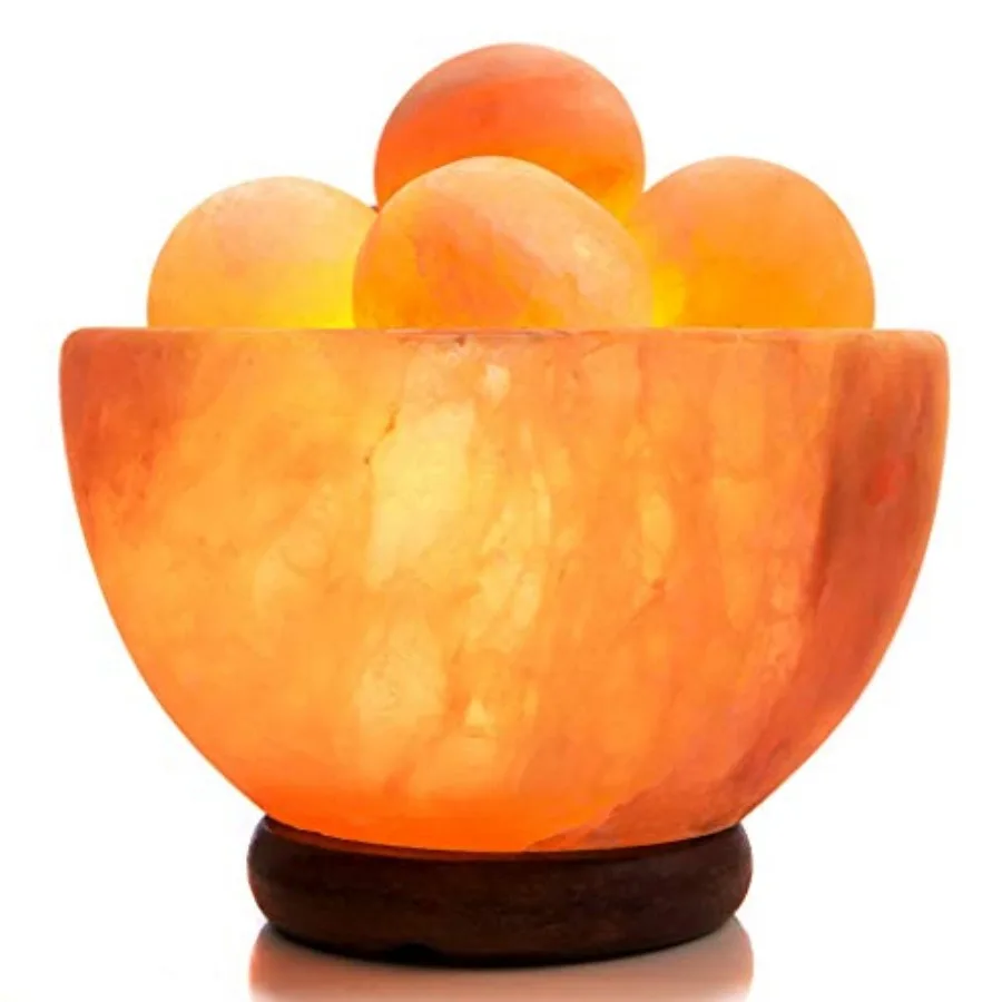 Himalayan Salt Lamp with 6 Himalayan Balls, Dimmable Pink Rock Salt Lamp Light for Bedroom, Office Desk and Meditation Room, Un
Himalayan Salt Lamp with 6 Himalayan Balls, Dimmable Pink Rock Salt Lamp Light for Bedroom, Office Desk and Meditation Room, Un
