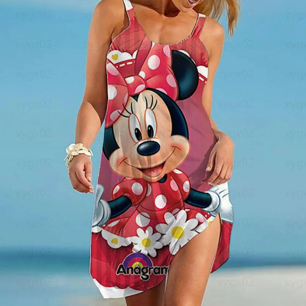 Women's Dress Fashion Dresses 2022 Boho Elegant Sling Summer Woman Cartoon Minnie Mouse Beach Mickey Print Disney Sleeveless 5XL
Women's Dress Fashion Dresses 2022 Boho Elegant Sling Summer Woman Cartoon Minnie Mouse Beach Mickey Print Disney Sleeveless 5XL