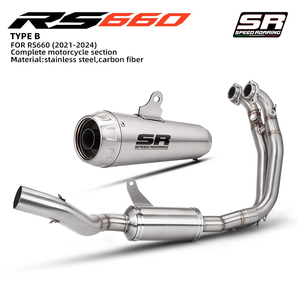 Motorcycle Exhaust Header Front Link Pipe Stainless Steel Modified Escape Manifold System Fit RS660 Tuono 660
Motorcycle Exhaust Header Front Link Pipe Stainless Steel Modified Escape Manifold System Fit RS660 Tuono 660