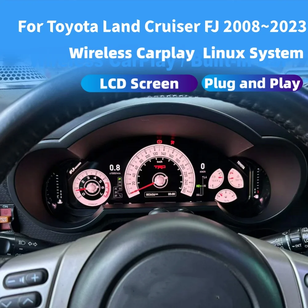 For Toyota Land Cruiser FJ 2008~2023 Carplay Virtual Cockpit Speed Meter LCD Cluster Instrument Panel Digital Cluster Dashboard
For Toyota Land Cruiser FJ 2008~2023 Carplay Virtual Cockpit Speed Meter LCD Cluster Instrument Panel Digital Cluster Dashboard