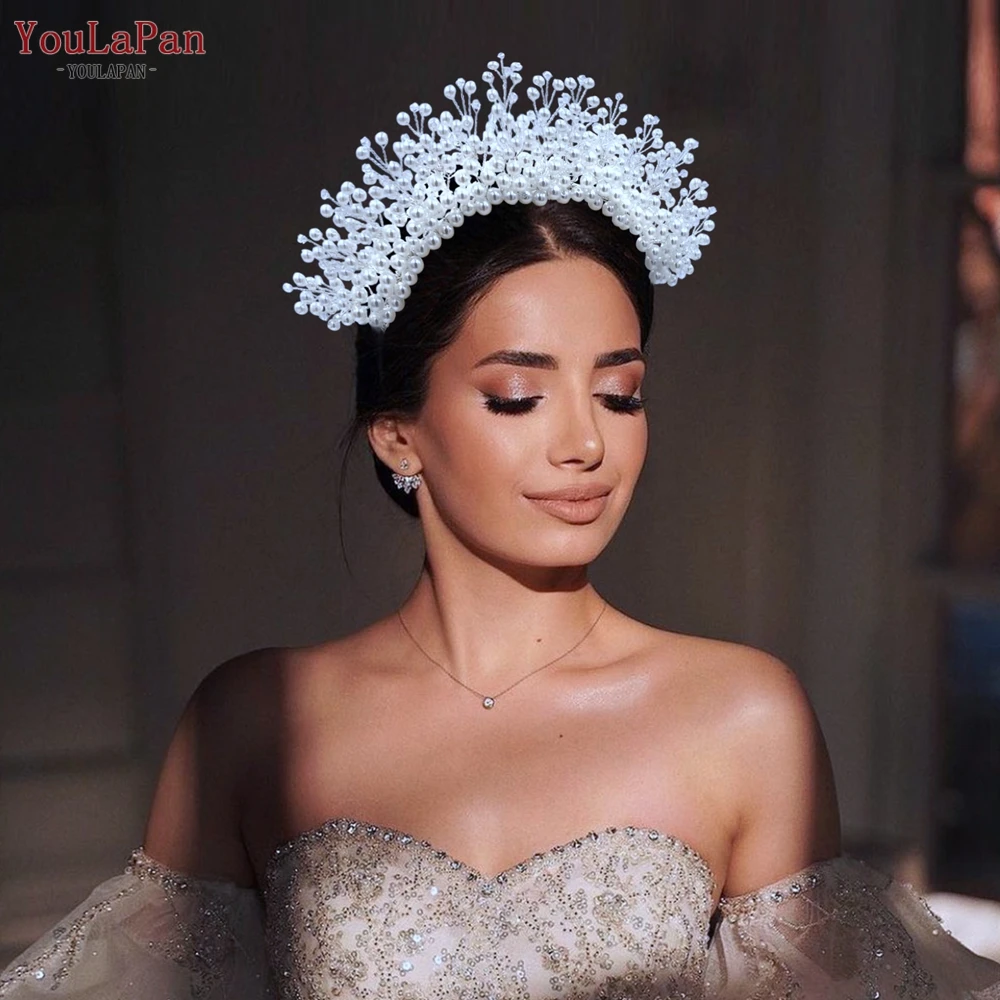 YouLaPan Wedding Pearls Crown Bridal Beaded Headband Woman Dress Jewelry Hair Accessories Classic Tiaras Girl Birthday HP598 
YouLaPan Wedding Pearls Crown Bridal Beaded Headband Woman Dress Jewelry Hair Accessories Classic Tiaras Girl Birthday HP598