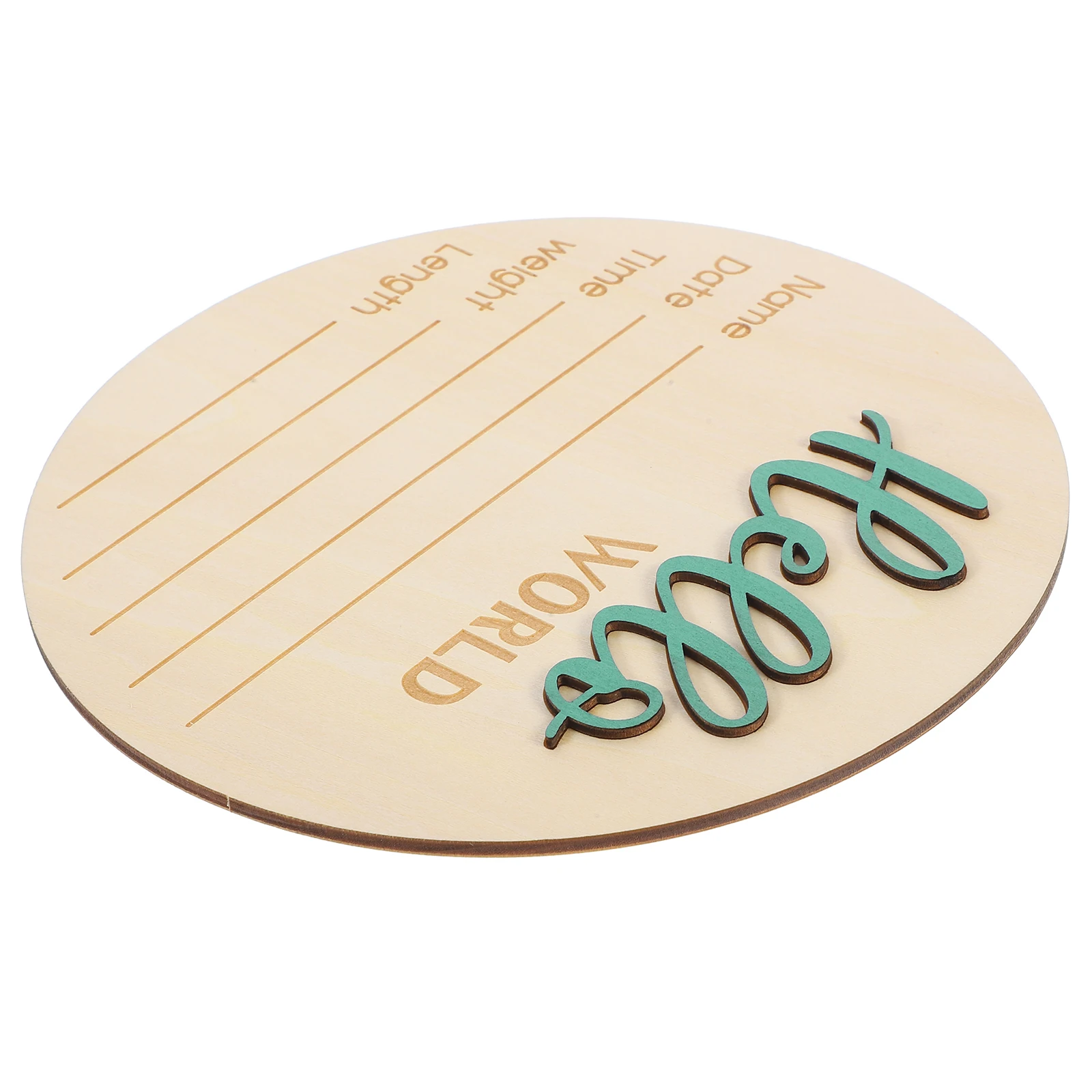 Wooden Circular Sign Baby Photography Prop Round Shape for Baby Birth Announcement Newborn Name Prop Hospital Use
Wooden Circular Sign Baby Photography Prop Round Shape for Baby Birth Announcement Newborn Name Prop Hospital Use