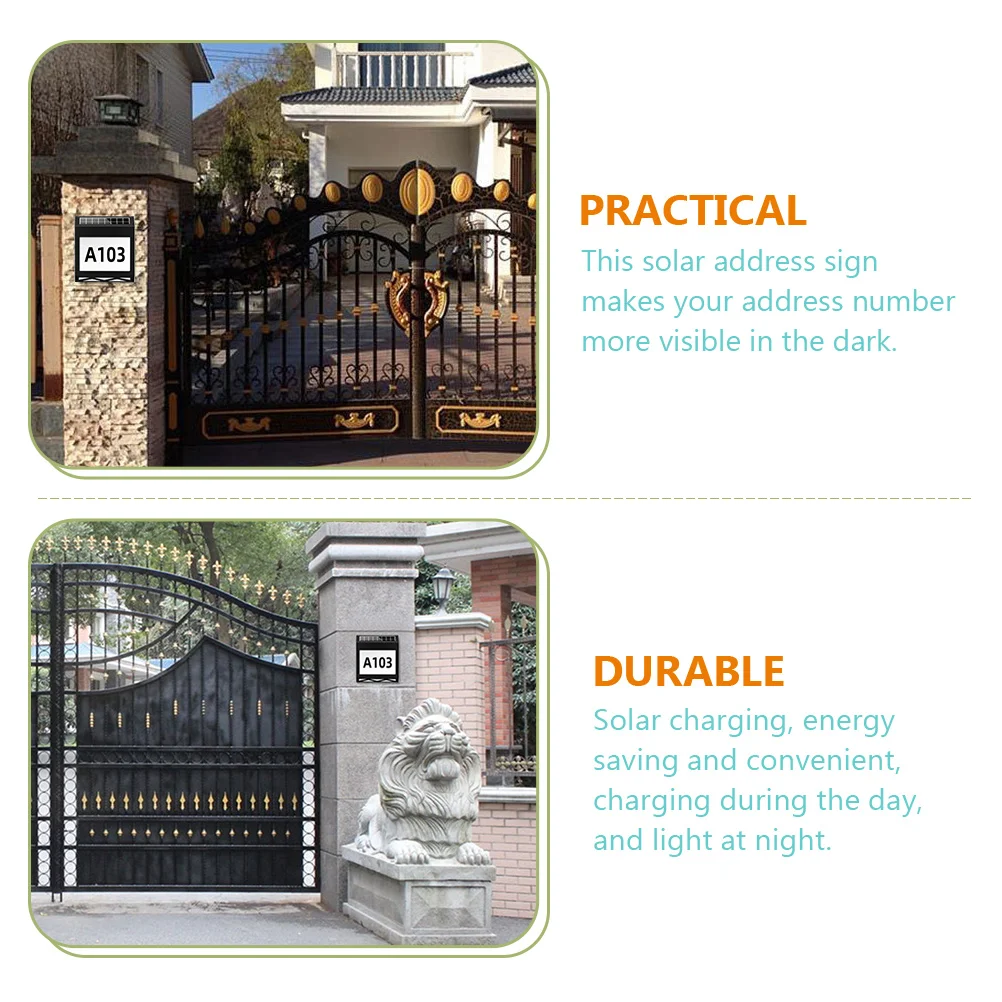 1 set Solar Door Number LED Signs Stainless Steel House Address Lights Outdoor Garden Numbers Solar Charging Energy Saving
1 set Solar Door Number LED Signs Stainless Steel House Address Lights Outdoor Garden Numbers Solar Charging Energy Saving