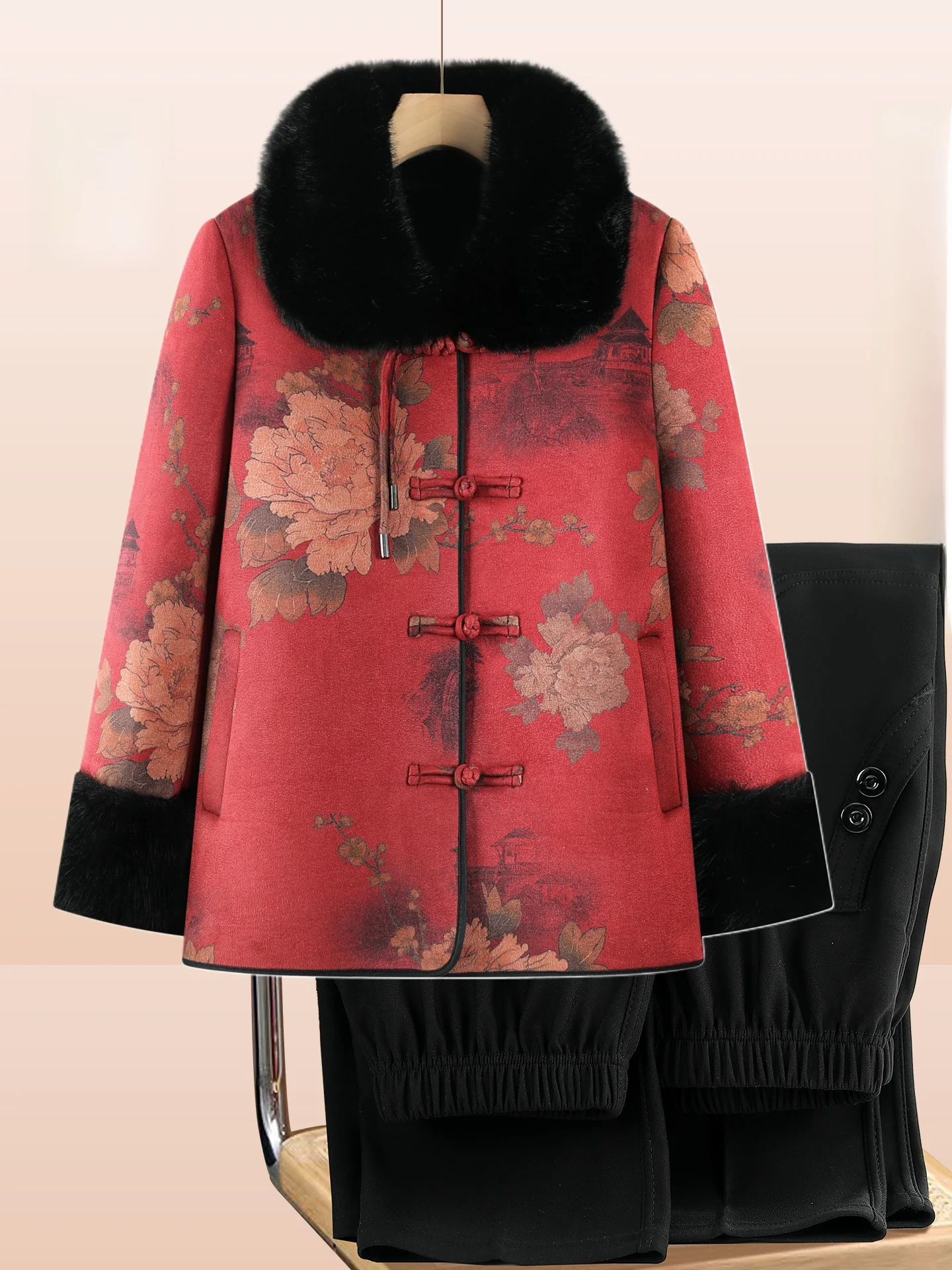 Новая китайская женская зимняя куртка с воротником из искусственного меха, утепленная хлопковая куртка и элегантная верхняя одежда для женщин
Новая китайская женская зимняя куртка с воротником из искусственного меха, утепленная хлопковая куртка и элегантная верхняя одежда для женщин