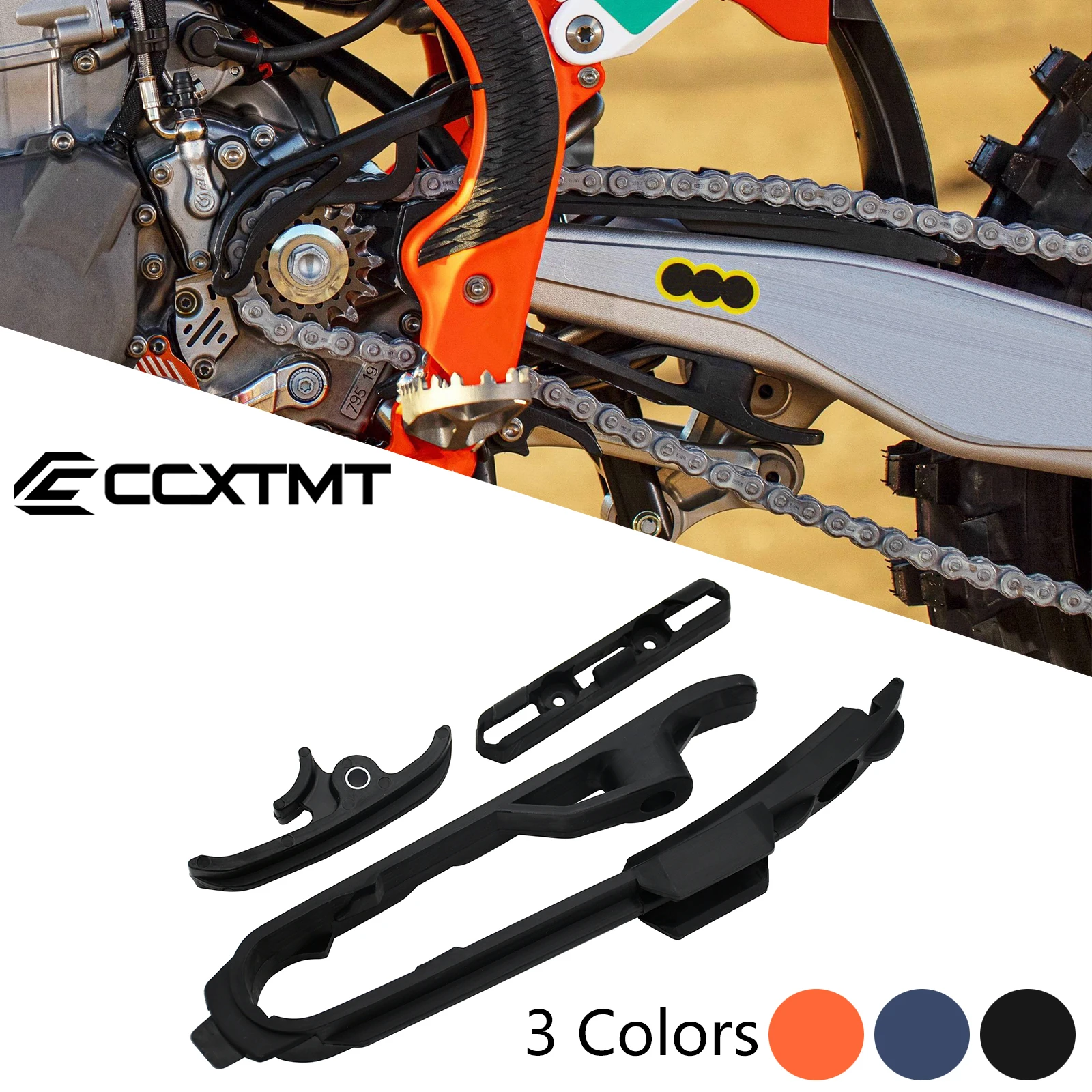 Motocross Swingarm Chain Slider Kit Chain Guide Brake Hose Clamp For KTM SX125 SX150 XC150 XC300 XCF350 SMR450 ENDURO SMC 690
Motocross Swingarm Chain Slider Kit Chain Guide Brake Hose Clamp For KTM SX125 SX150 XC150 XC300 XCF350 SMR450 ENDURO SMC 690