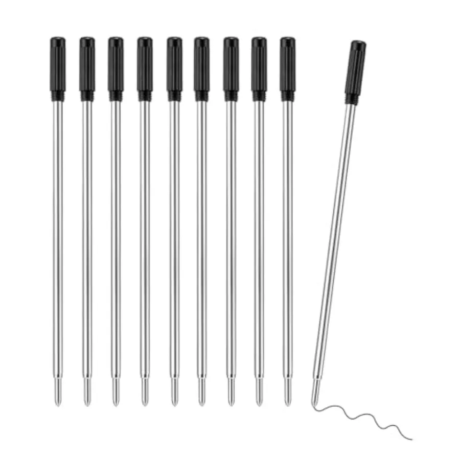 Ink Refill, Replaceable Ballpoint Pen Refills Compatible with Cross Ballpoint Pen, Medium Point Metal Refill 10 Pack
Ink Refill, Replaceable Ballpoint Pen Refills Compatible with Cross Ballpoint Pen, Medium Point Metal Refill 10 Pack