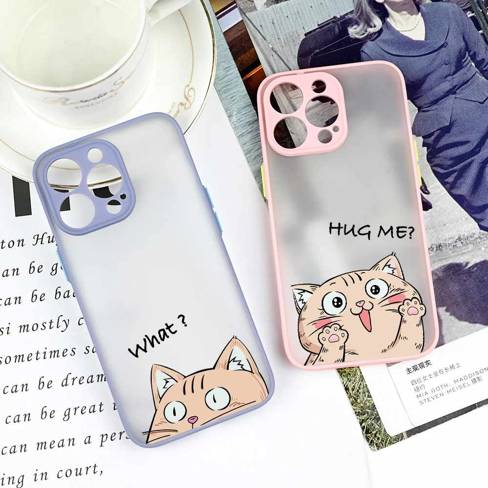 Cartoon Couple Cat Phone Case for IPhone 11 12 13 Pro Max Mini XS Max XR X 6 7 8 6S Plus SE 2020 Cases Transparent Back Cover
Cartoon Couple Cat Phone Case for IPhone 11 12 13 Pro Max Mini XS Max XR X 6 7 8 6S Plus SE 2020 Cases Transparent Back Cover