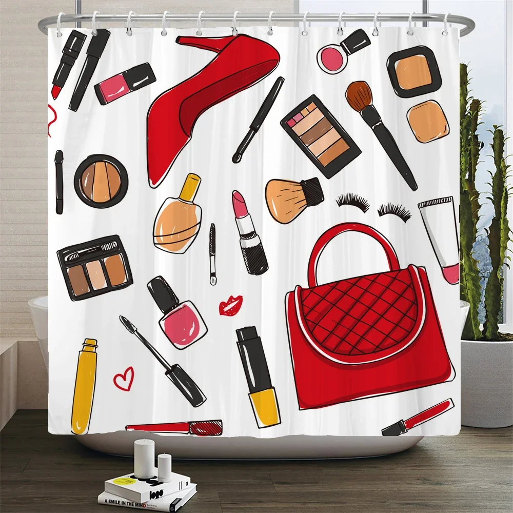 Девичья шторка для душа с цветочным принтом, модный дизайн, водонепроницаемый полиэстер с крючками для декора ванной комнаты, простая установка.
Девичья шторка для душа с цветочным принтом, модный дизайн, водонепроницаемый полиэстер с крючками для декора ванной комнаты, простая установка.