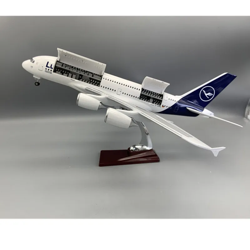New Type Diecast Model Lufthansa A380 Airways Openable Cabin Door Airplane With Light Airline Collection Aircraft Display Gifts
New Type Diecast Model Lufthansa A380 Airways Openable Cabin Door Airplane With Light Airline Collection Aircraft Display Gifts