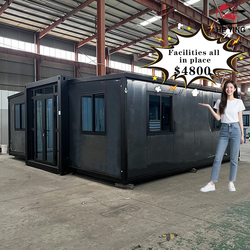 Customized 40ft Luxury Holiday Villa Expandable Container House With 1-4 Bedrooms Prefab Modular Steel Office Building Bathroom
Customized 40ft Luxury Holiday Villa Expandable Container House With 1-4 Bedrooms Prefab Modular Steel Office Building Bathroom