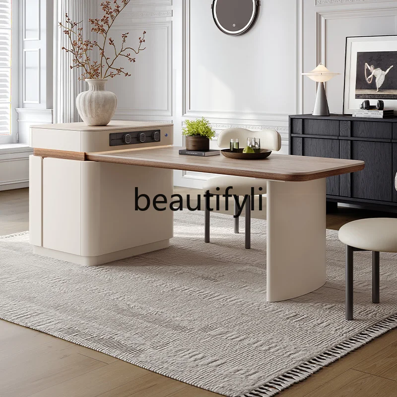 Island table integrated household retractable kitchen cave rock slab middle guide table
Island table integrated household retractable kitchen cave rock slab middle guide table