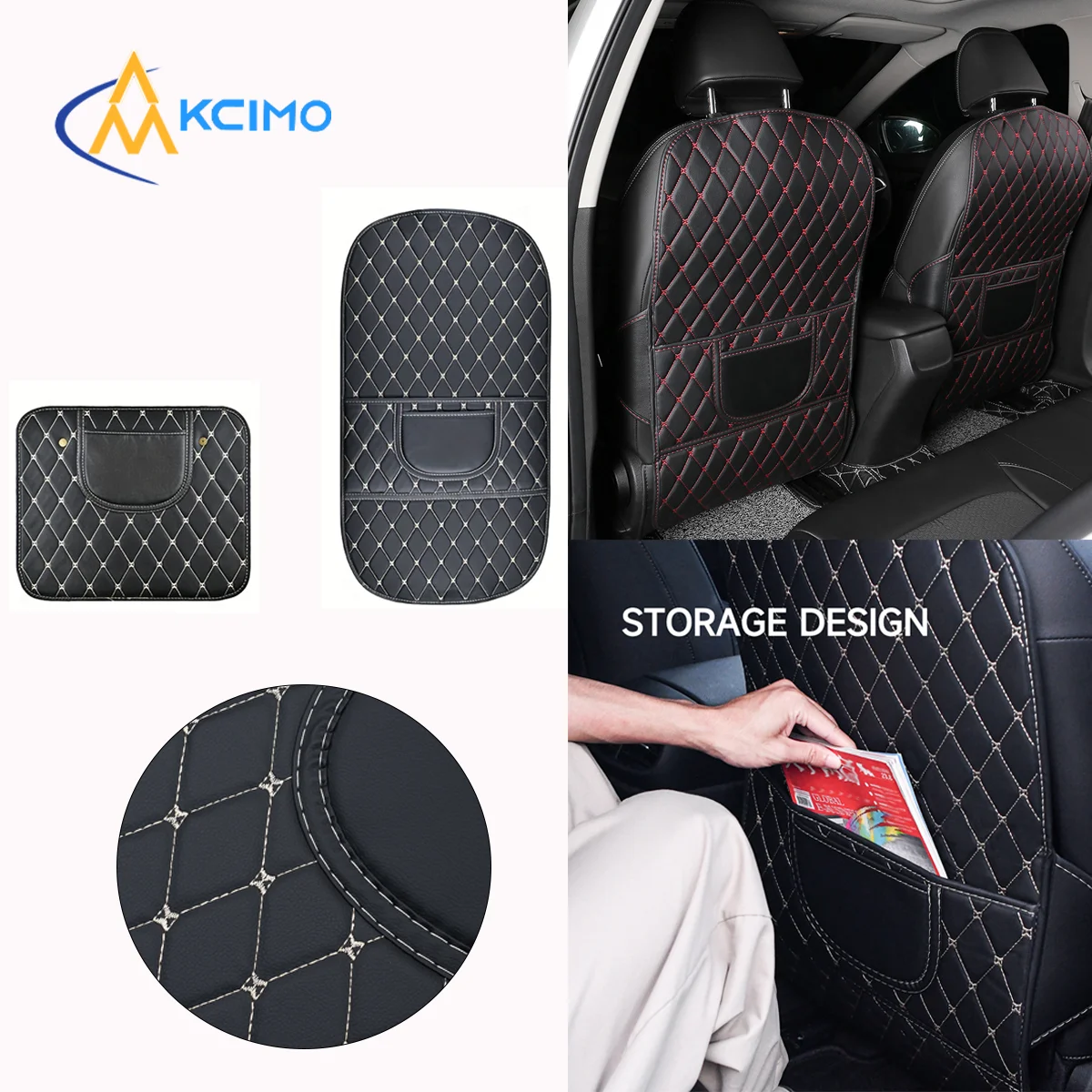 New PU Leather Car Seat Back Anti-Kick Pad, Auto Seat Back Protector Cover for Kids, Anti-Dirty Wear-Resistant Auto Interior
New PU Leather Car Seat Back Anti-Kick Pad, Auto Seat Back Protector Cover for Kids, Anti-Dirty Wear-Resistant Auto Interior