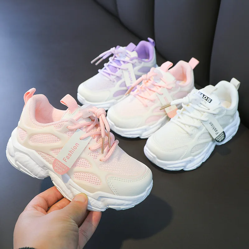 Children's Mesh Sneakers Spring and Fall Four Seasons Models Fashion Breathable Pops Shoes Students Soft Bottom Running Sneakers
Children's Mesh Sneakers Spring and Fall Four Seasons Models Fashion Breathable Pops Shoes Students Soft Bottom Running Sneakers