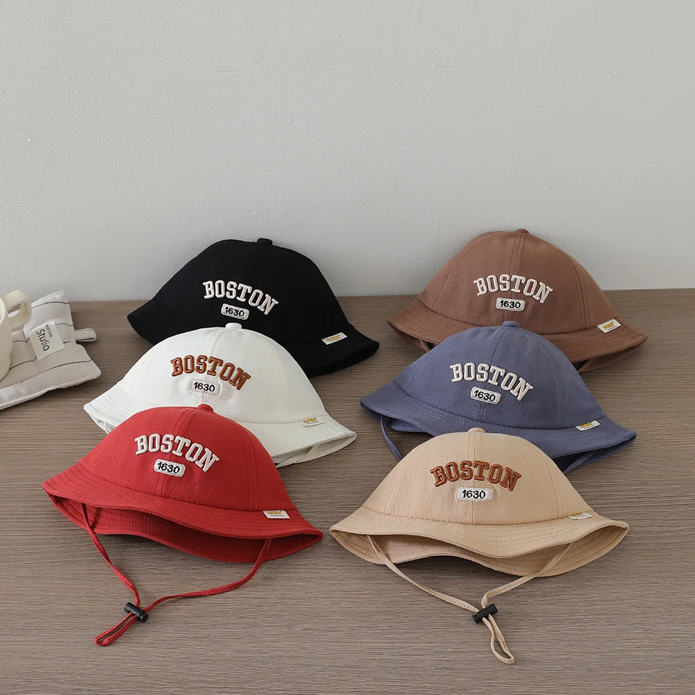 Kids Fisherman Caps Spring Autumn Infant Baby Boys BOSTON Embroidered Sun Hats Toddler Accessories Girls Bucket Hat
Kids Fisherman Caps Spring Autumn Infant Baby Boys BOSTON Embroidered Sun Hats Toddler Accessories Girls Bucket Hat