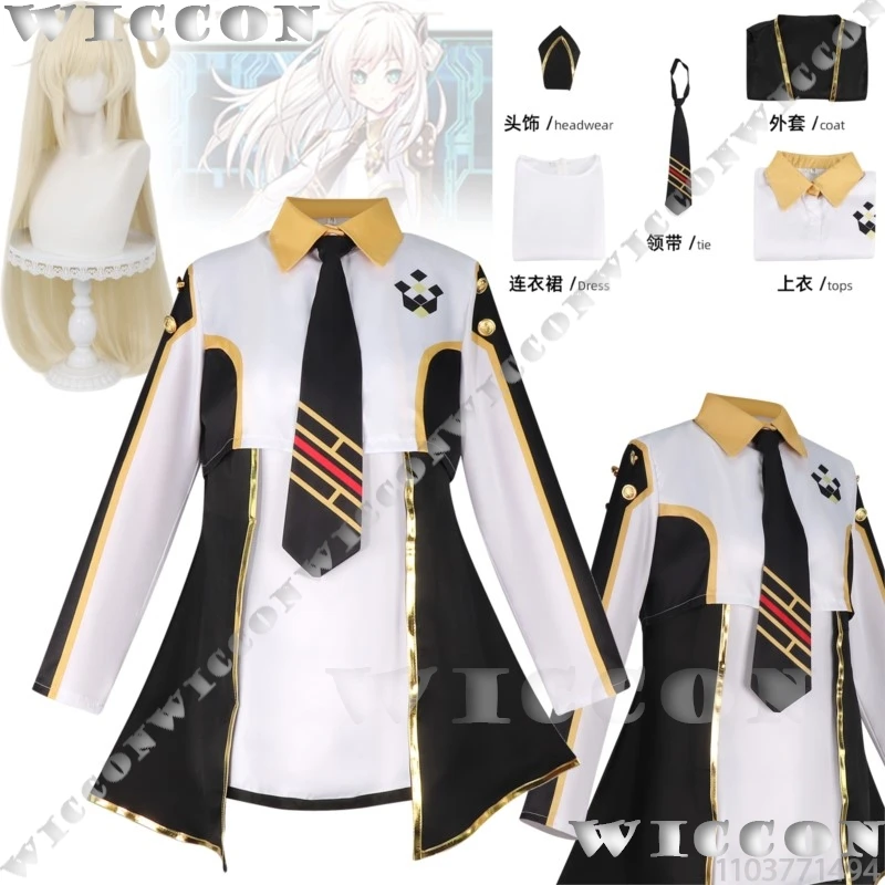 Sky Striker Game Ace Аниме Raye Косплей Костюм Черно-Белое Платье Лолита Светлый Парик Kawaii Девушка Женщина Хэллоуин Карнавальный Наряд
Sky Striker Game Ace Аниме Raye Косплей Костюм Черно-Белое Платье Лолита Светлый Парик Kawaii Девушка Женщина Хэллоуин Карнавальный Наряд