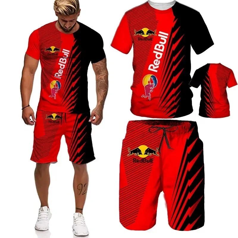 2025 New Summer Red Bull Brand 3D Printed Men's T-shirt Sportswear Round Neck Short Sleeve Breathable Sports Suit
2025 New Summer Red Bull Brand 3D Printed Men's T-shirt Sportswear Round Neck Short Sleeve Breathable Sports Suit