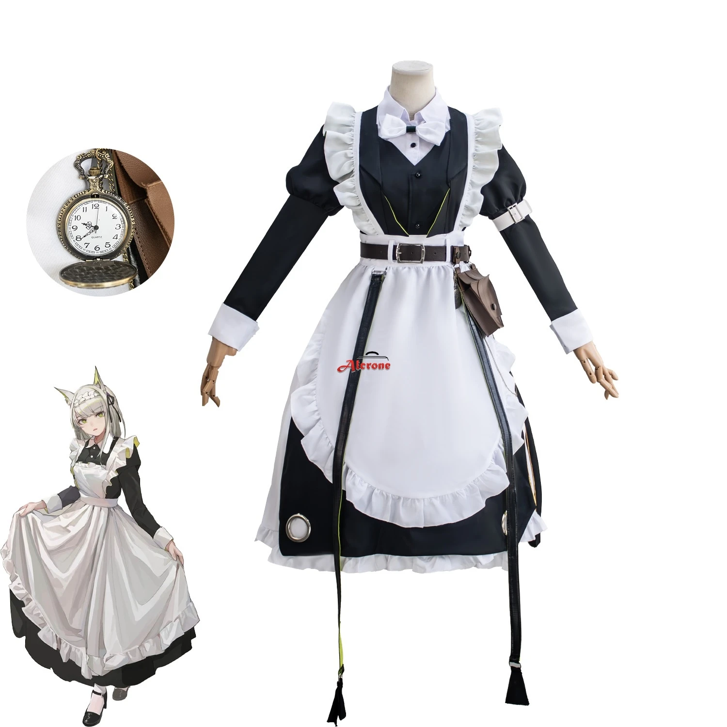 Arknights Kal'tsit Cat Ear Game Cosplay Costume Maid Dress Halloween Carnival Cosplay Kal'tsit Customized Clothes
Arknights Kal'tsit Cat Ear Game Cosplay Costume Maid Dress Halloween Carnival Cosplay Kal'tsit Customized Clothes
