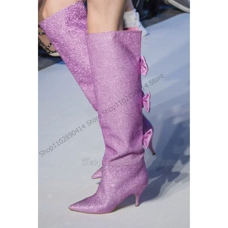 Rose Red Sequins Glitter Pointed Toe Runway Boots Slip On Women Shoes Thin High Heels Fashion Banquet 2026 Zapatos Para Mujere
Rose Red Sequins Glitter Pointed Toe Runway Boots Slip On Women Shoes Thin High Heels Fashion Banquet 2026 Zapatos Para Mujere