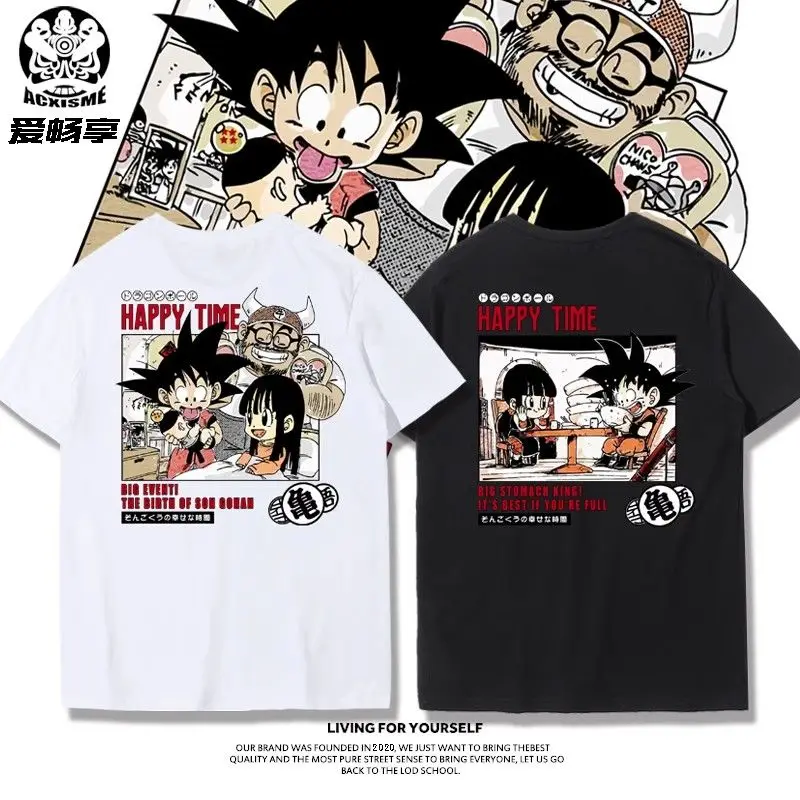 Dragon Ball Tide Brand Joint Short-sleeved T-shirt Men's Goku Qiqi Couple Wear Loose Cotton Half-sleeved Summer
Dragon Ball Tide Brand Joint Short-sleeved T-shirt Men's Goku Qiqi Couple Wear Loose Cotton Half-sleeved Summer