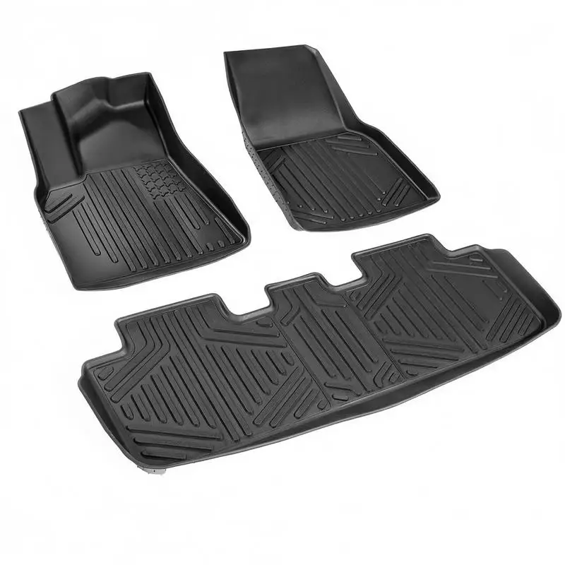 TPE Vehicle Foot Pads 3 Pieces For Tesla Model Y 2021-2024 SUV Daily Commute Family Travel Road Trip Custom Fit Design Front Rear Row Liners Black Durable Material Precision Molded Layout
TPE Vehicle Foot Pads 3 Pieces For Tesla Model Y 2021-2024 SUV Daily Commute Family Travel Road Trip Custom Fit Design Front Rear Row Liners Black Durable Material Precision Molded Layout