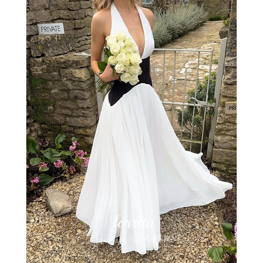Lorrtta Chiffon Halter White A-Line Evening Dress 2026 Prom Dress Elegant Women Ladies Gowns New Customized Robes de Soirée
Lorrtta Chiffon Halter White A-Line Evening Dress 2026 Prom Dress Elegant Women Ladies Gowns New Customized Robes de Soirée
