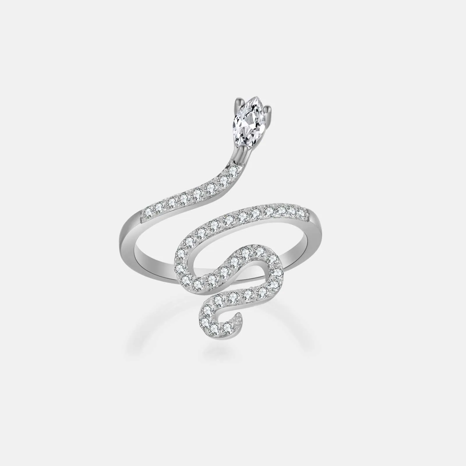VEWANT Recyclable 925 Sterling Silver Snake Surround Shape Adjustable Ring Women Classic Luxury Fine Daily Jewelry Accessories
VEWANT Recyclable 925 Sterling Silver Snake Surround Shape Adjustable Ring Women Classic Luxury Fine Daily Jewelry Accessories
